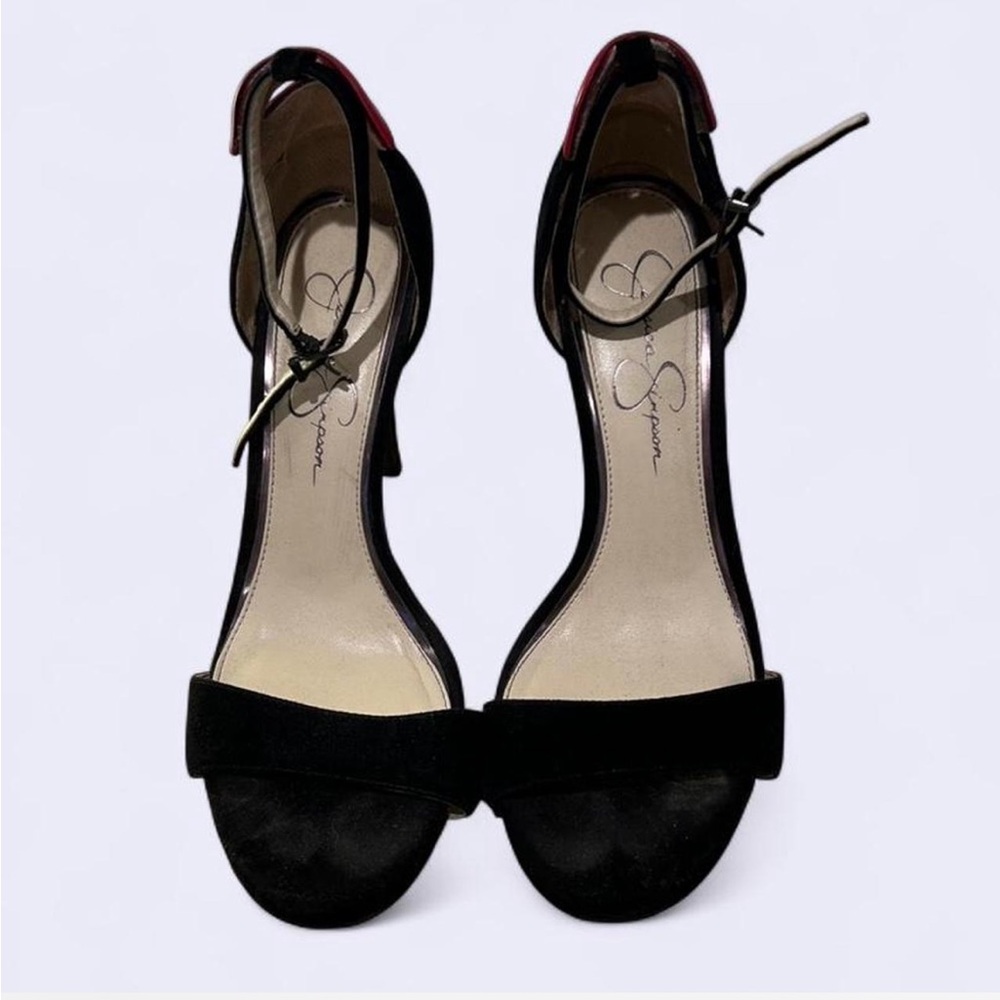 Jessica Simpson Black and Red Heels
